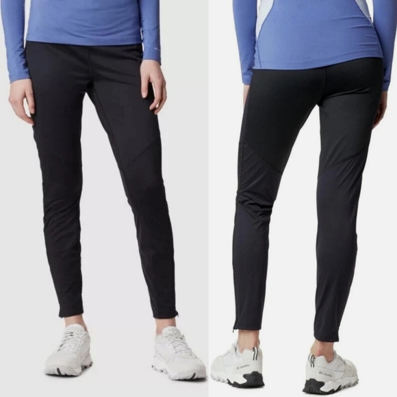 Columbia "Roffe Ridge Windblock Legging" Black | Women's Size XS - Picture 1 of 13